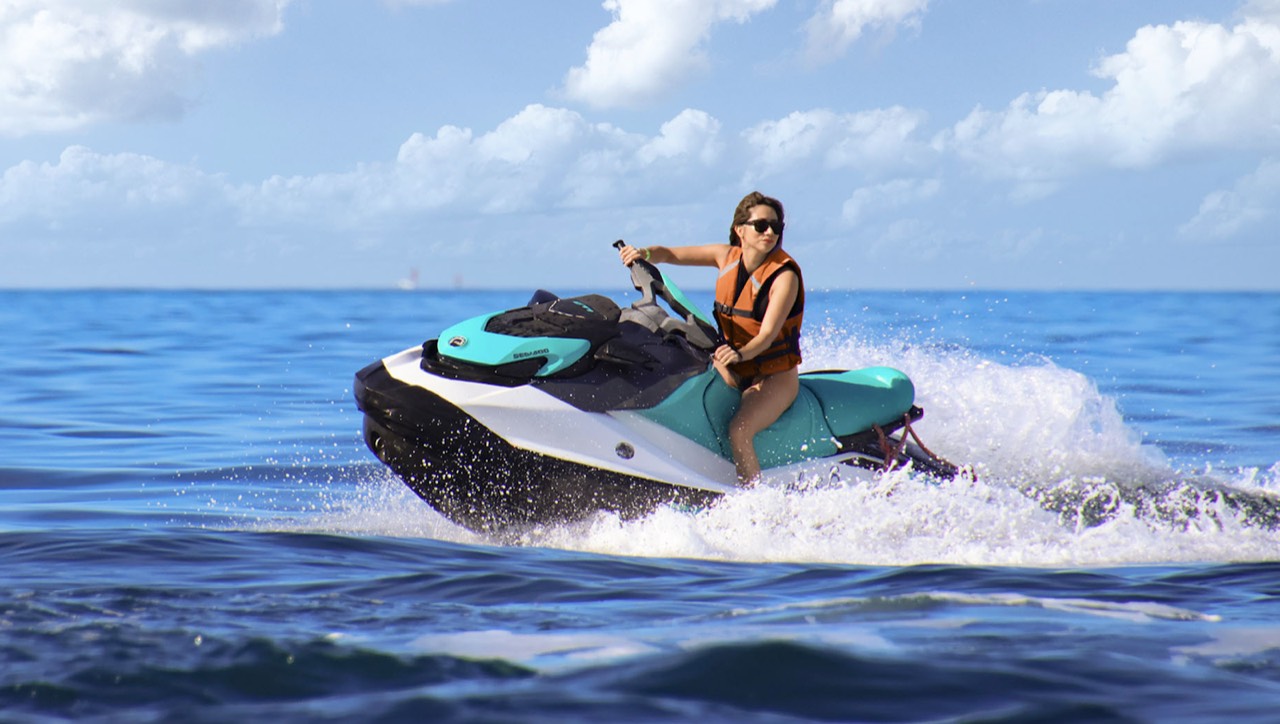 Aventura en jet ski, Akumal