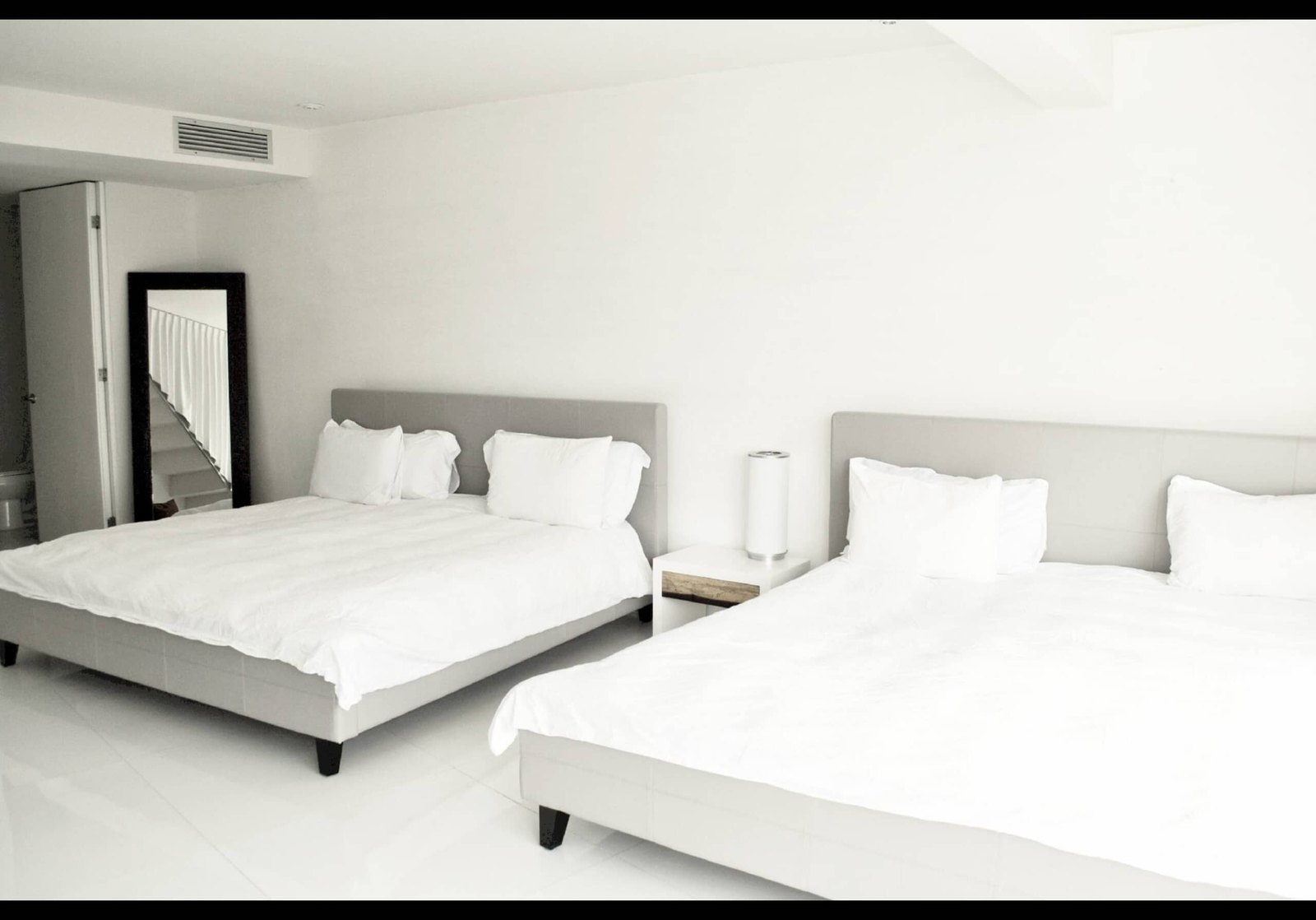 Bedroom with two beds