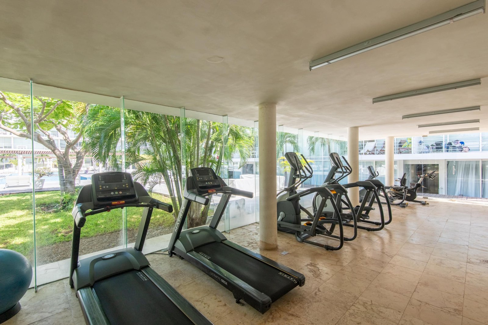 El gimnasio del condominio
